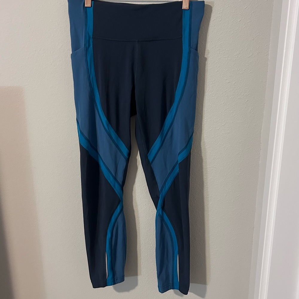 Lululemon Wild Twist Leggings 8 Blue Pants